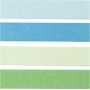 Quilling strips - blauw - groen - limoengroen - turkoois - 100 st