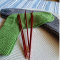 Klant imago Breinaalden zonder knop "Rood" - 20 cm/4,0 mm