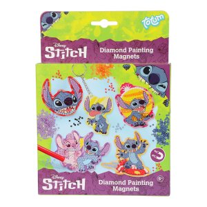 Diamantschildermagneten Stitch Disney - knutselset met motieven Diamantschildermagneten Stitch Disney - knutselset met motieven