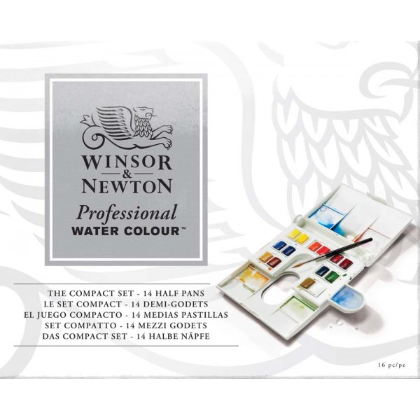 Waterverfverf W&N Professional Compacte plastic doos