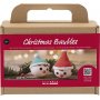 Mini DIY Kit Kerstballen - Rode en Groene Elfen
