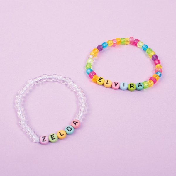 Letterkralen pastel 6,5 x - 6,5 mm - 750 st Letterkralen pastel 6,5 x - 6,5 mm - 750 st