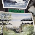 Klant imago Aquarelblok Gelijmd Koudgeperste Bogen 300g - 23x31 cm