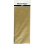 Vloeipapier - goud - 50 x 70 cm - 14 gr - 6 vellen