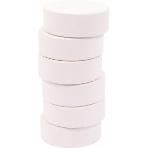 Kleur pucks 44 mm - wit - 6 st Kleur pucks 44 mm - wit - 6 st