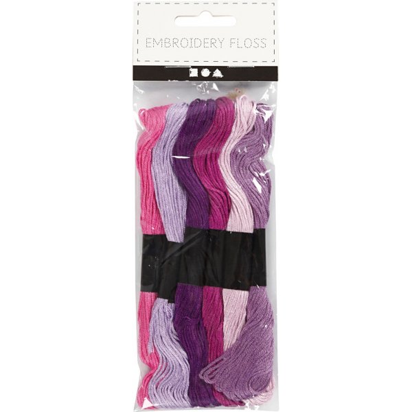 Harmoni Borduurgaren - paars - 6 bundels Harmoni Borduurgaren - paars - 6 bundels
