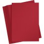 Gekleurd karton - Kerstrood - A4 - 180 gr - 100 vellen