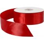 Satijnen lint - rood - B38 mm - 50 m