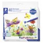 Vezelstiften Triplus Color in etui 1mm - 40 stiften