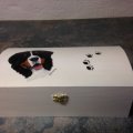 Klant imago Houten kist 20 x 13 x 9,5 cm - onbehandeld grenen, met slot
